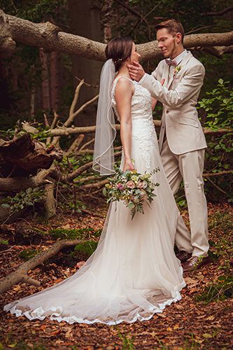 Hochzeitsshooting Wald